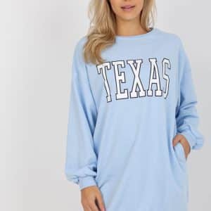 Bluza Damska Model EM-BL-U719.82P Light Blue - Ex Moda