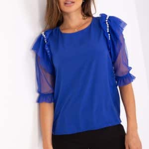 Bluzka Model LK-BZ-506682.26P Cobalt - Lakerta