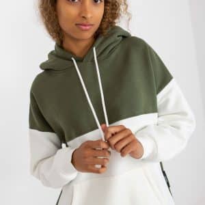 Bluza Damska Model AP-BL-AP-3001.98P Khaki - Rue Paris