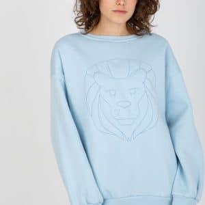 Bluza Damska Model EM-BL-617-4.41P Light Blue - Ex Moda