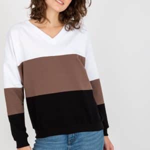 Bluza Damska Model RV-BL-8328.72 White/Black - Rue Paris