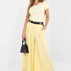 Bluzka Model RV-BZ-A1191.77 Light Yellow - Rue Paris