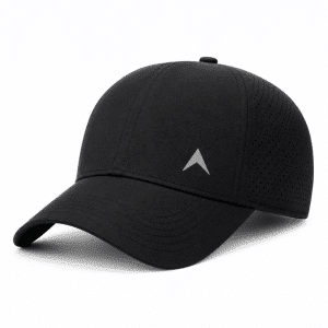 Czapka sportowa model Runner z logo - czarny