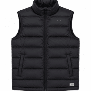 Kamizelka puffer model Aspen z personalizowaną metką - czarny