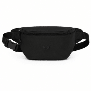 Streetwear-Bauchtasche Modell Motion mit Stickerei - Schwarz