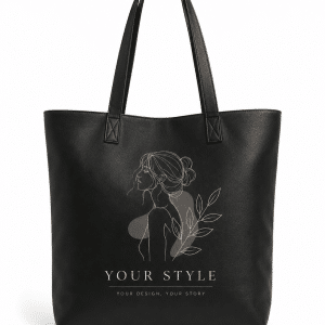 Shopper Modell Urban mit personalisierter Grafik – schwarz