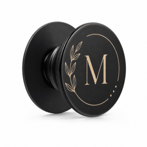 Agarre para teléfono modelo Grip con estampado - negro