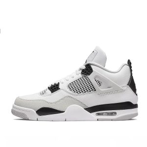 Schuhe Nike Air Jordan 4 Retro Military Black - 408452-111