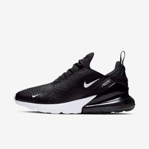 Nike Air Max 270 Black White Solar Red – Baskets lifestyle en mesh avec Max Air 270 AH8050-002