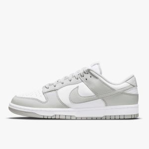 Nike Dunk Low Photon Dust – Baskets lifestyle blanches et grises en cuir DD1503-103