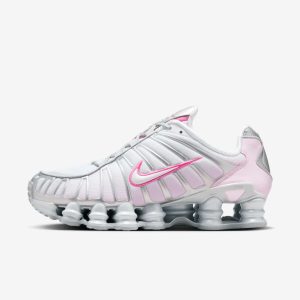 Nike Shox TL Pink Foam Metallic Platinum – Baskets en mesh avec amorti Shox HV2520-001