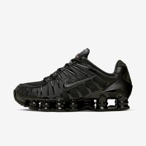 Nike Shox TL Black Metallic Hematite – Baskets en mesh avec amorti Shox intégral AV3595-002