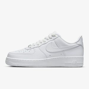 Nike Air Force 1 ’07 Triple White – Baskets homme blanches en cuir CW2288-111