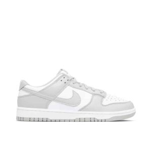 Nike Dunk Low Retro Grey Fog – Baskets blanches et grises en cuir DD1391-103