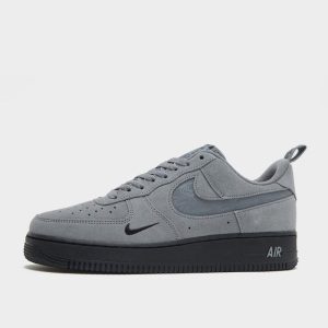 Nike Air Force 1 ’07 LV8 Cool Grey Reflective – Baskets grises en daim avec Nike Air DZ4514-002