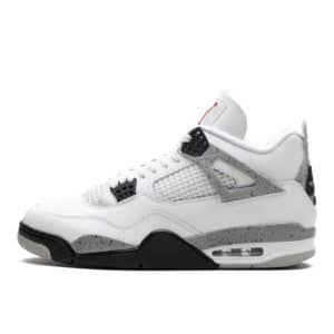 Air Jordan 4 Retro OG White Cement 2025 – Weiße Herren-Sneaker aus Leder FV5029-100