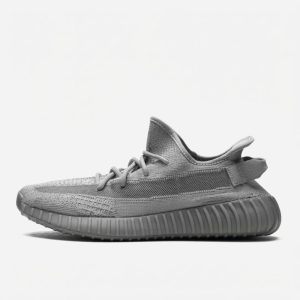 adidas Yeezy Boost 350 V2 Steel Grey – Baskets grises Primeknit avec amorti Boost IF3219