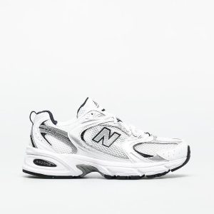 New Balance 530 White Natural Indigo – Baskets blanches en mesh avec ABZORB MR530SG
